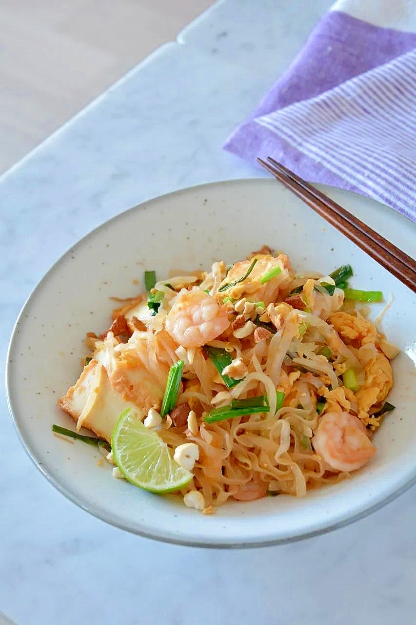 ゼンヌードルのパッタイ