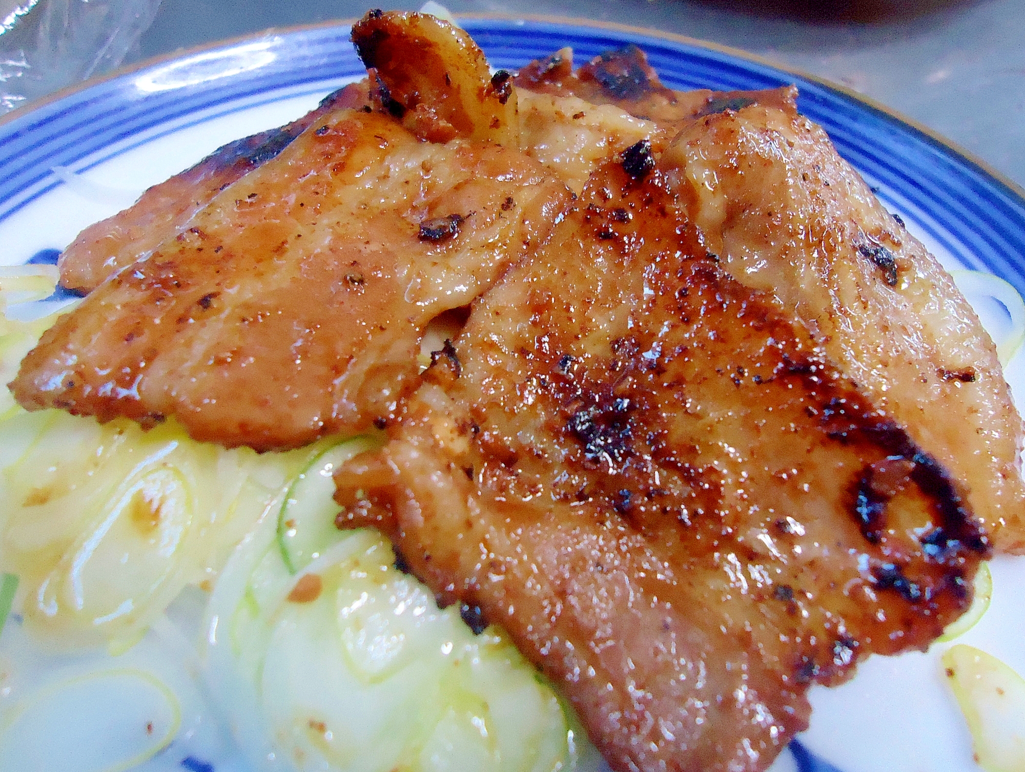 ラーメンスープの素で作る　焼き豚