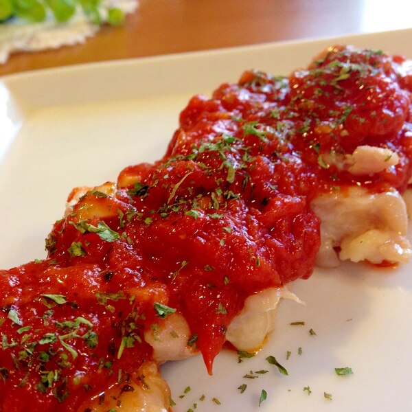 トマトソースリメイク かりかりチキンのトマトソース レシピ 作り方 By Mama S Cafe 123 楽天レシピ トマトソースリメイク かりかりチキンのトマトソース レシピ 作り方 By Mama S Cafe 123 楽天レシピ