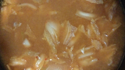 キムチ納豆の味噌汁