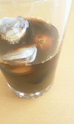 甘酸っぱさがいいね（*＾-＾）ｂザクロ酢コーヒー❤