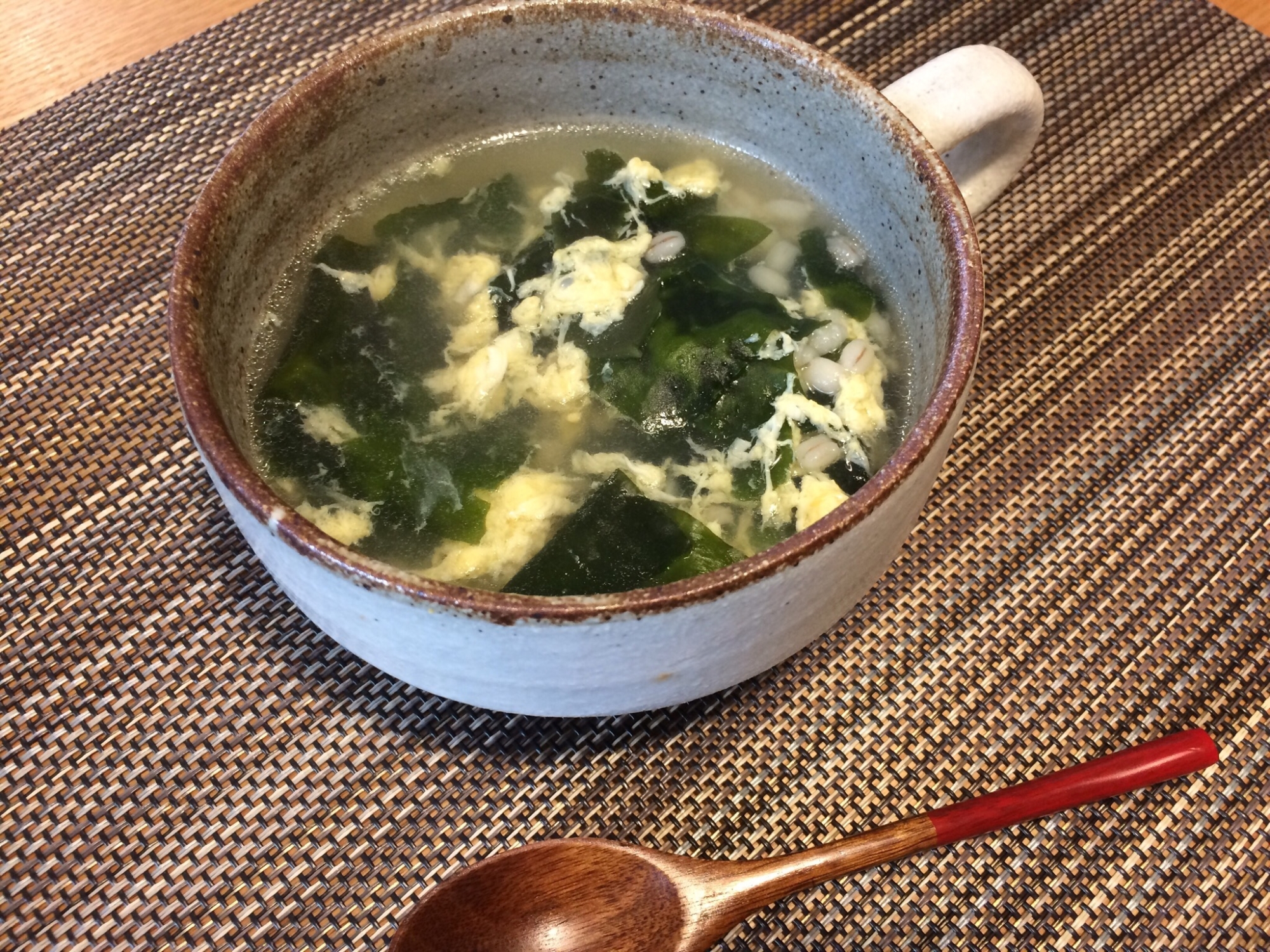 ダイエットにぴったり!便秘解消もち麦入りスープ
