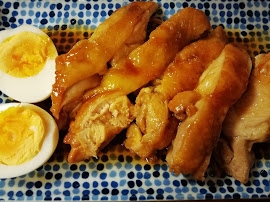 ごはんに合う！　　「ニンニク風味の照り焼きチキン」