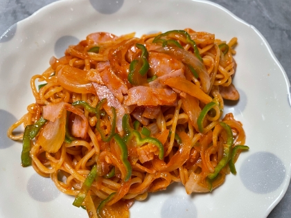 美味しくできました！
焼きそば麺で楽にいいですね。