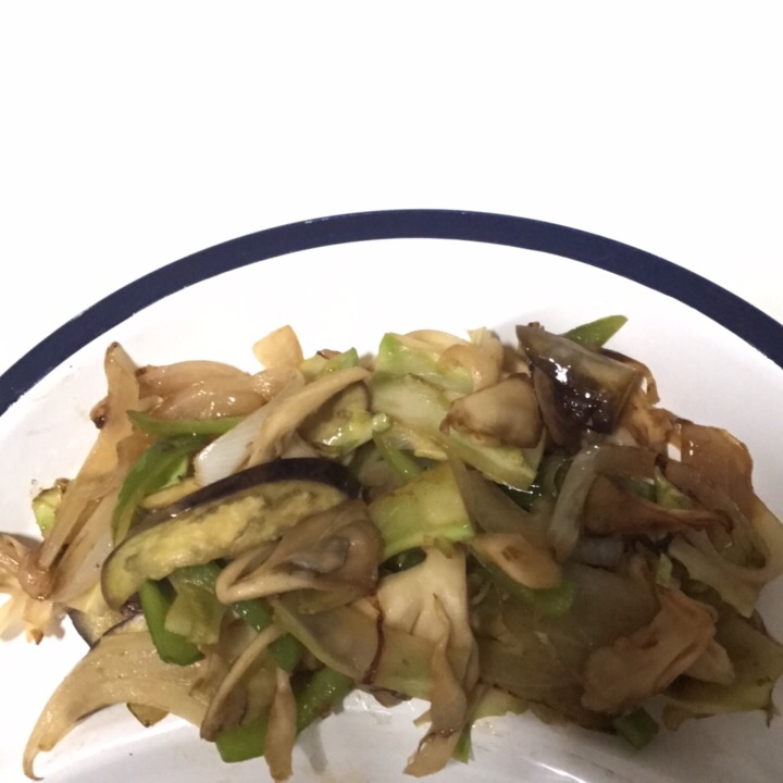 野菜のバターゆずぽん炒め