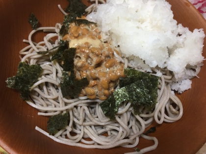 納豆おろし蕎麦