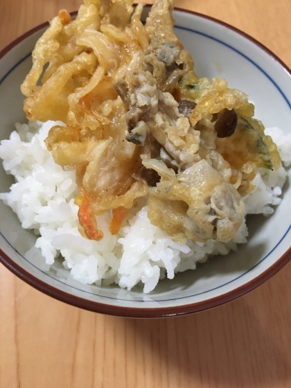 天ぷらリメイク！天丼！