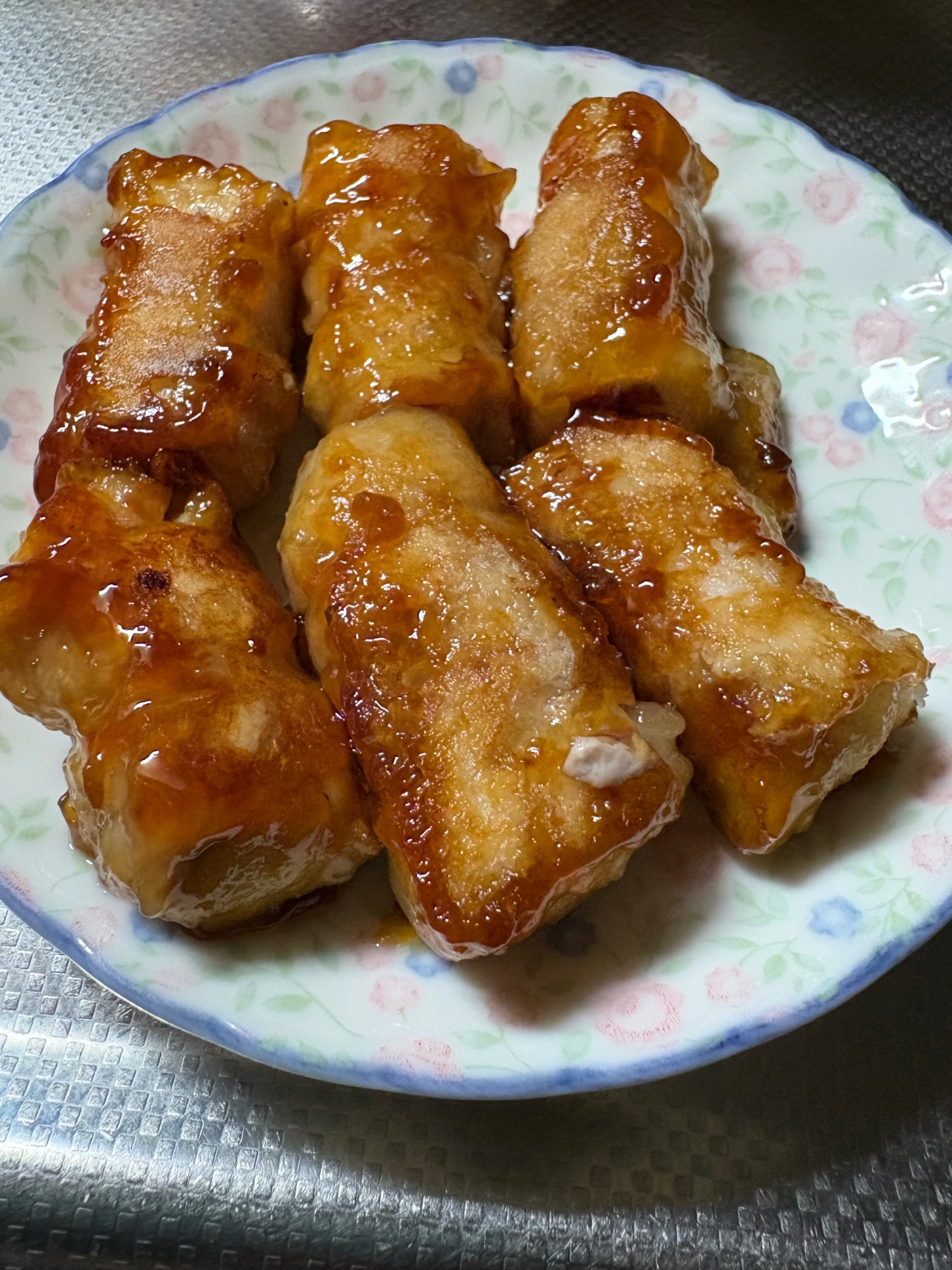 厚揚げの豚バラ巻き