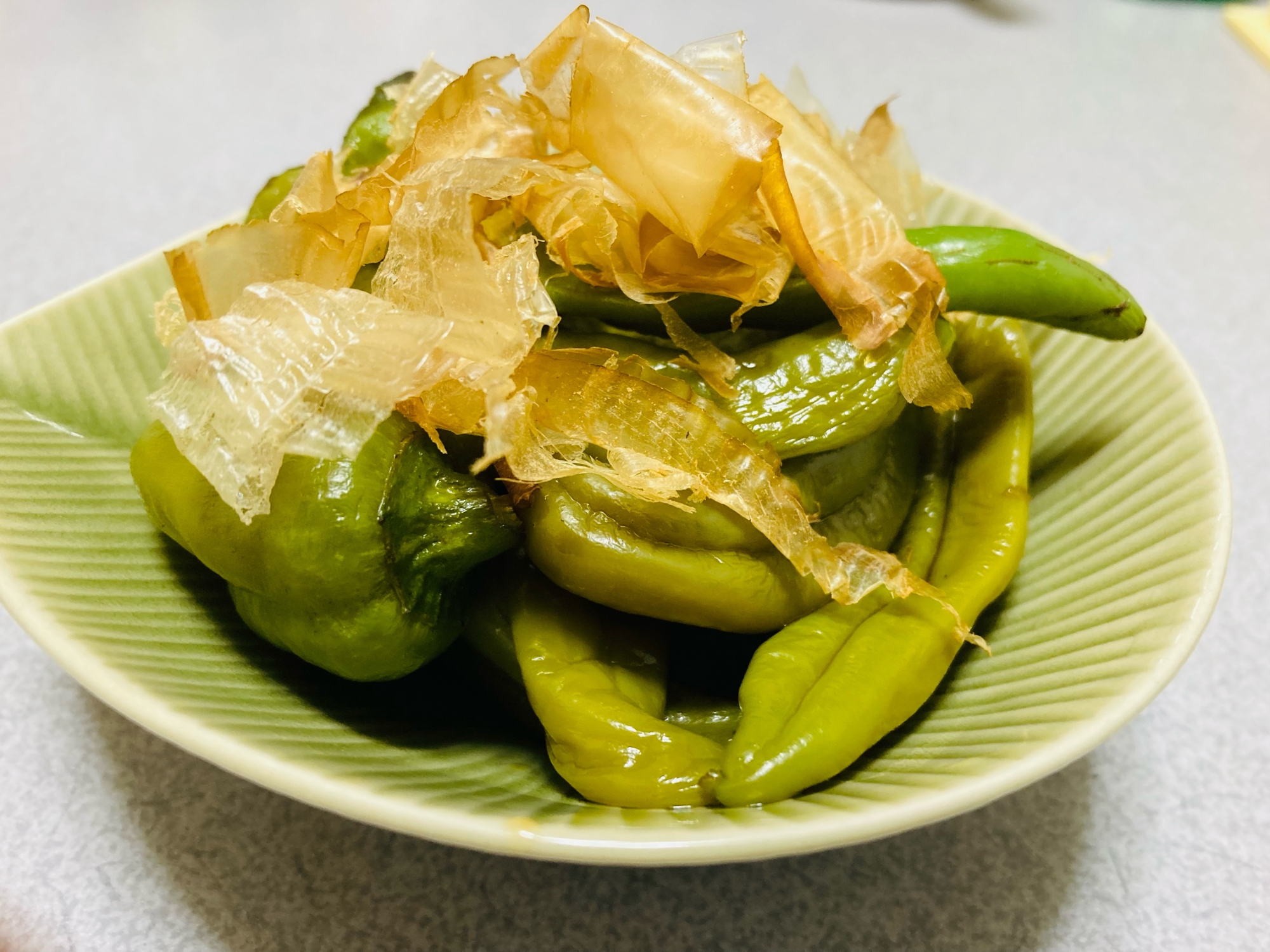 京野菜おばんざい　万願寺とうがらしの煮浸し