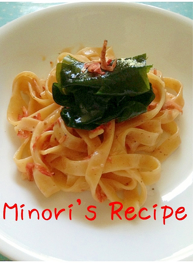 わかめと小えびのコブパスタサラダ♪