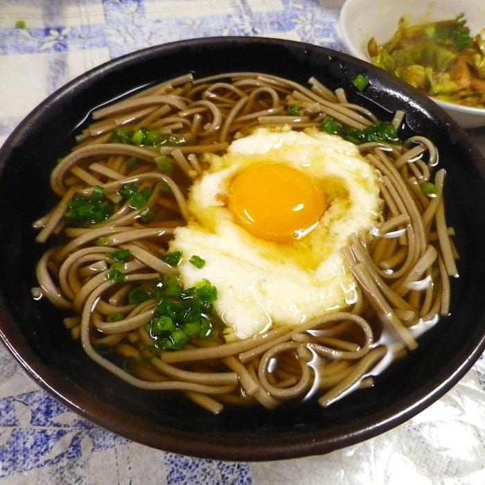 大和芋月見蕎麦