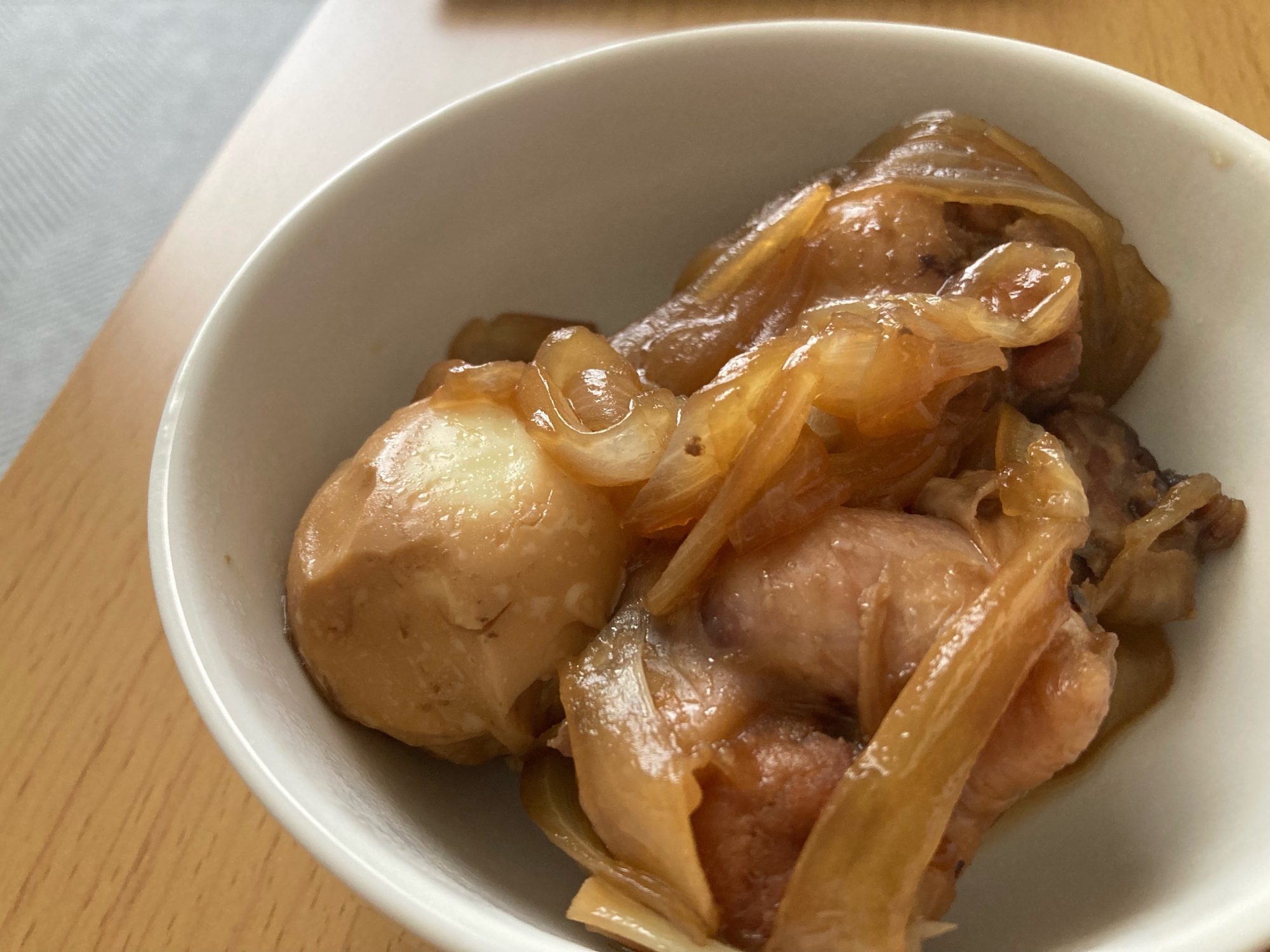 炊飯器で！玉子と手羽元の旨煮