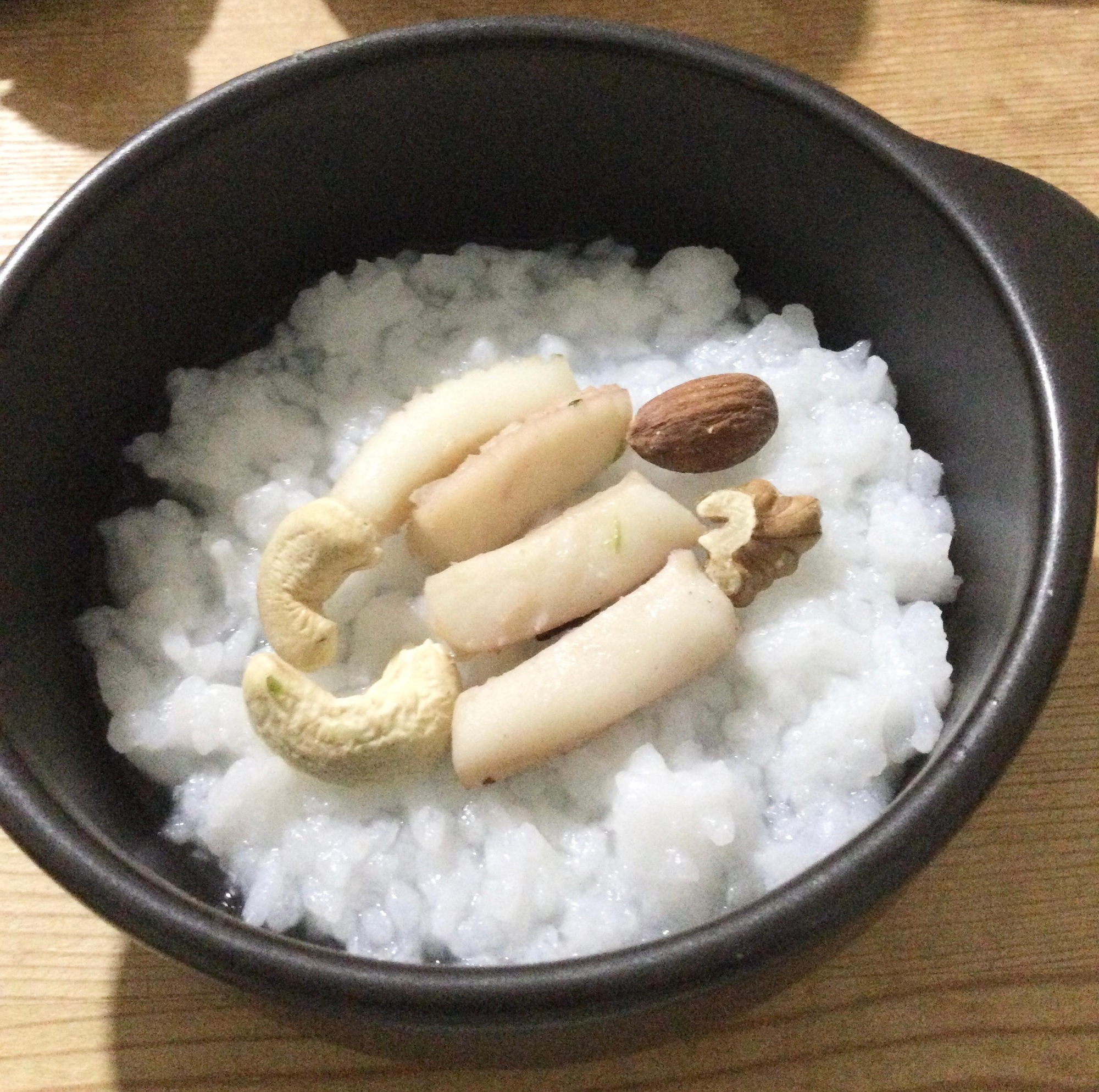 いかミックスナッツ乗せ☆ご飯♪