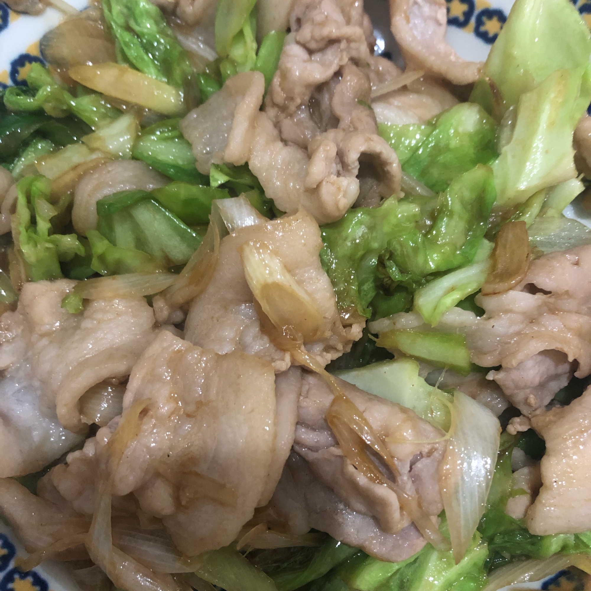 豚のカレー炒め