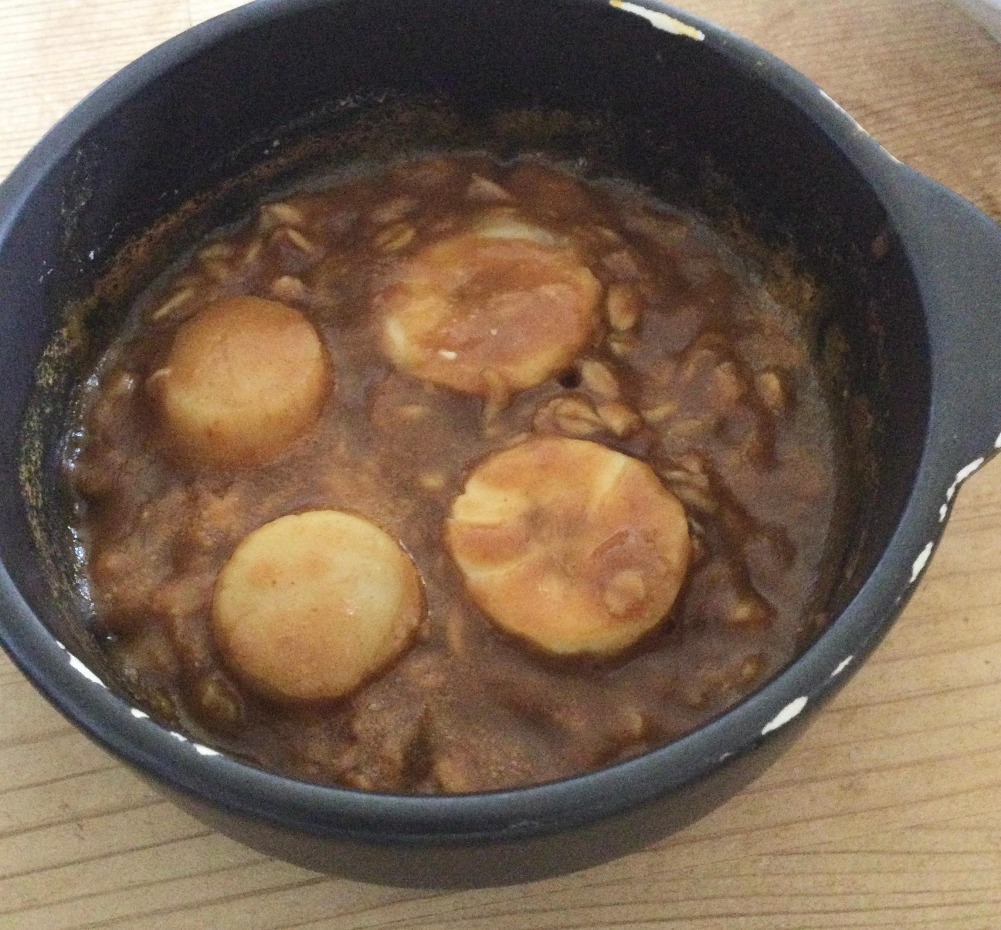 ホタテ貝柱バナナオートミールカレー♪