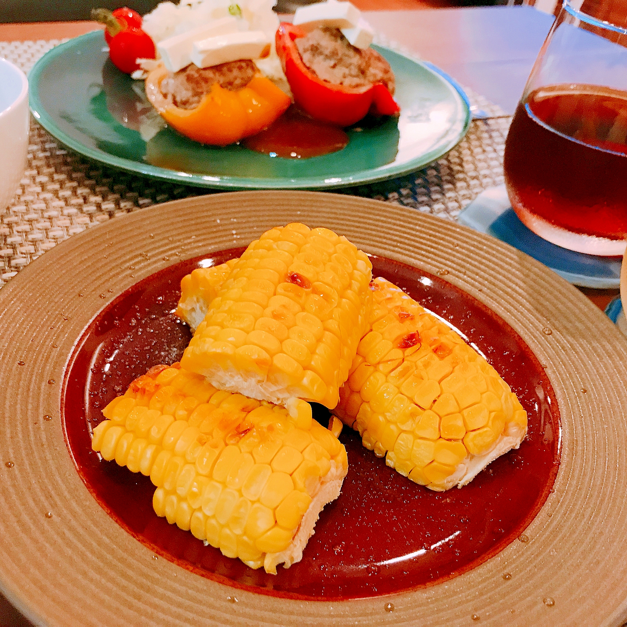 フライパンで☆焼きもろこし