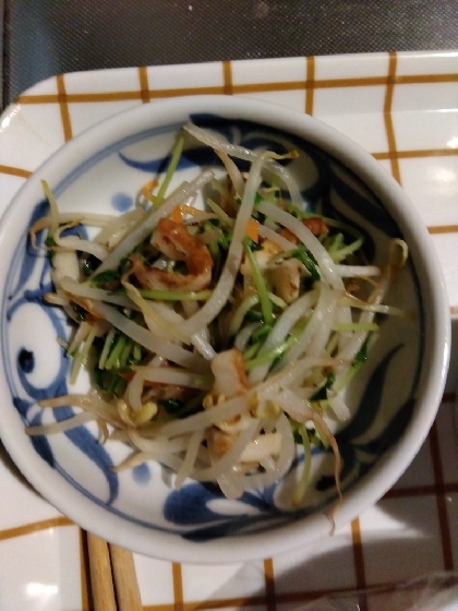 簡単！豆苗サラダ