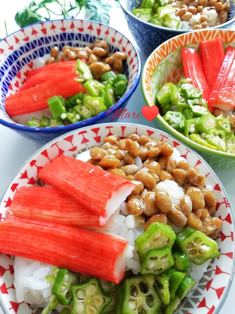 ねばねば三色丼