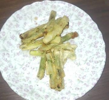 アスパラの天ぷら