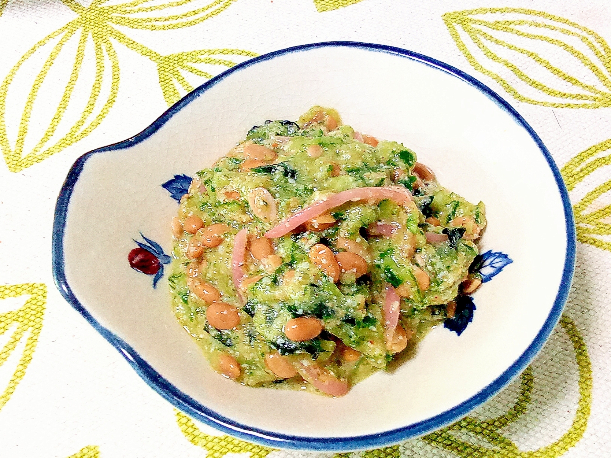 簡単・ヘルシー♥️ごまたっぷり♥️おろし胡瓜納豆