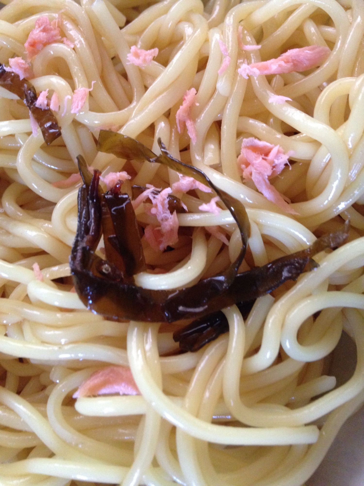 和えるだけ 鮭昆布バターパスタ レシピ 作り方 By Tommeg12 楽天レシピ