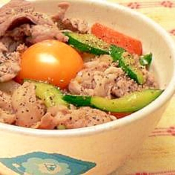 ピリ辛胡椒豚丼 レシピ 作り方 By ノスタルじじい 楽天レシピ ピリ辛胡椒豚丼 レシピ 作り方 By ノスタルじじい 楽天レシピ