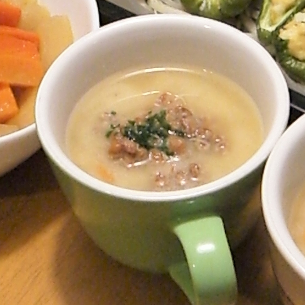 納豆★味噌スープ