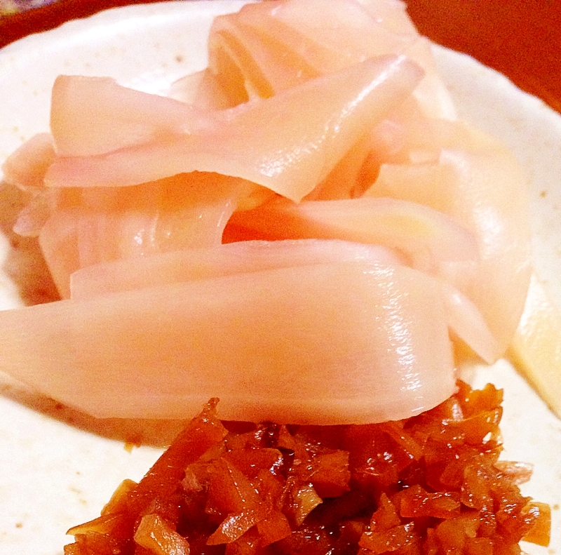 新生姜の甘酢漬け お寿司屋のガリ レシピ 作り方 By qちゃん7951 楽天レシピ