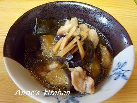 なすと鶏肉の治部煮