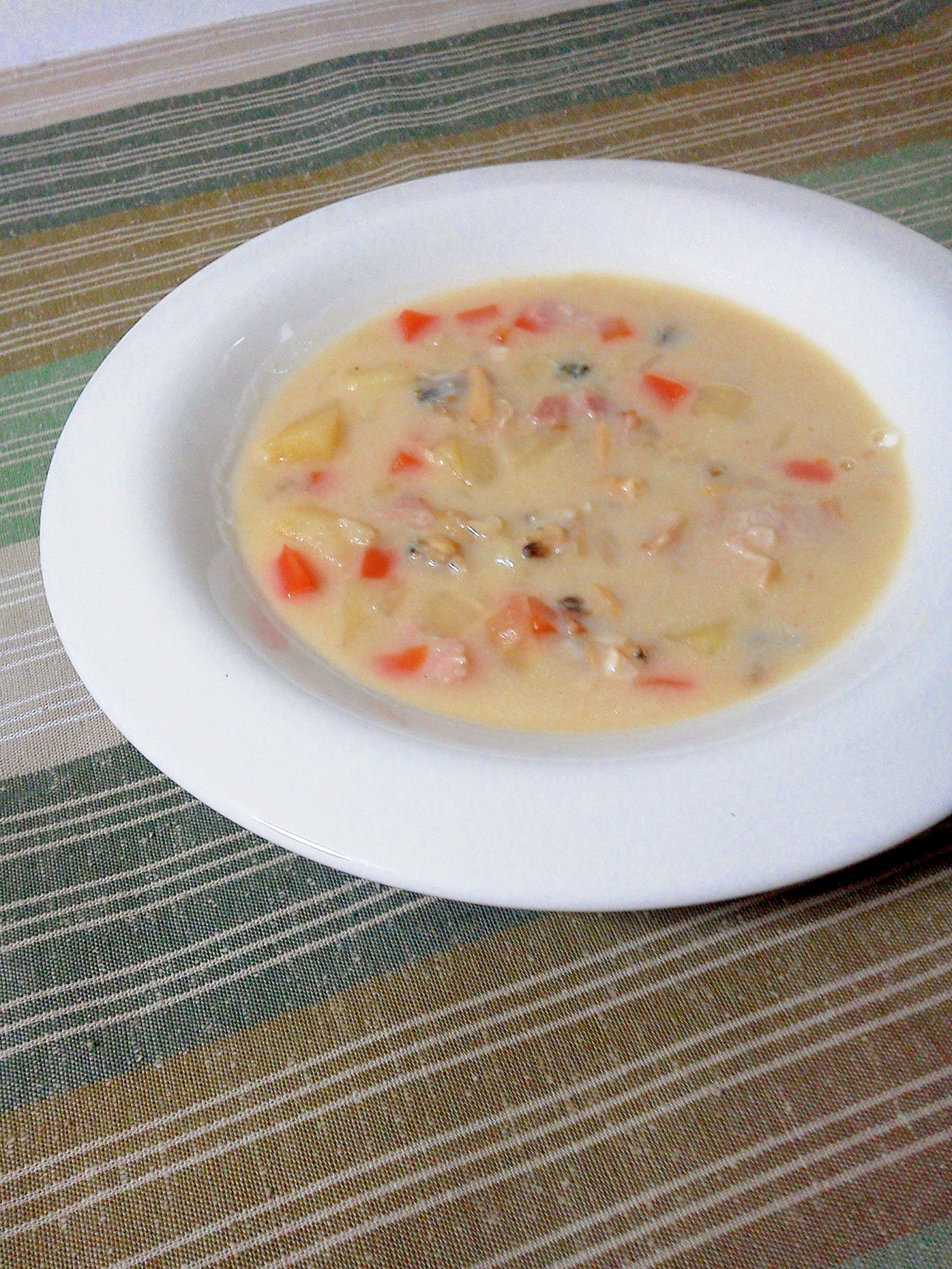 冷凍あさりで簡単 野菜たっぷりクラムチャウダー レシピ 作り方 By Popnpoon 楽天レシピ 冷凍あさりで簡単 野菜たっぷりクラムチャウダー レシピ 作り方 By Popnpoon 楽天レシピ