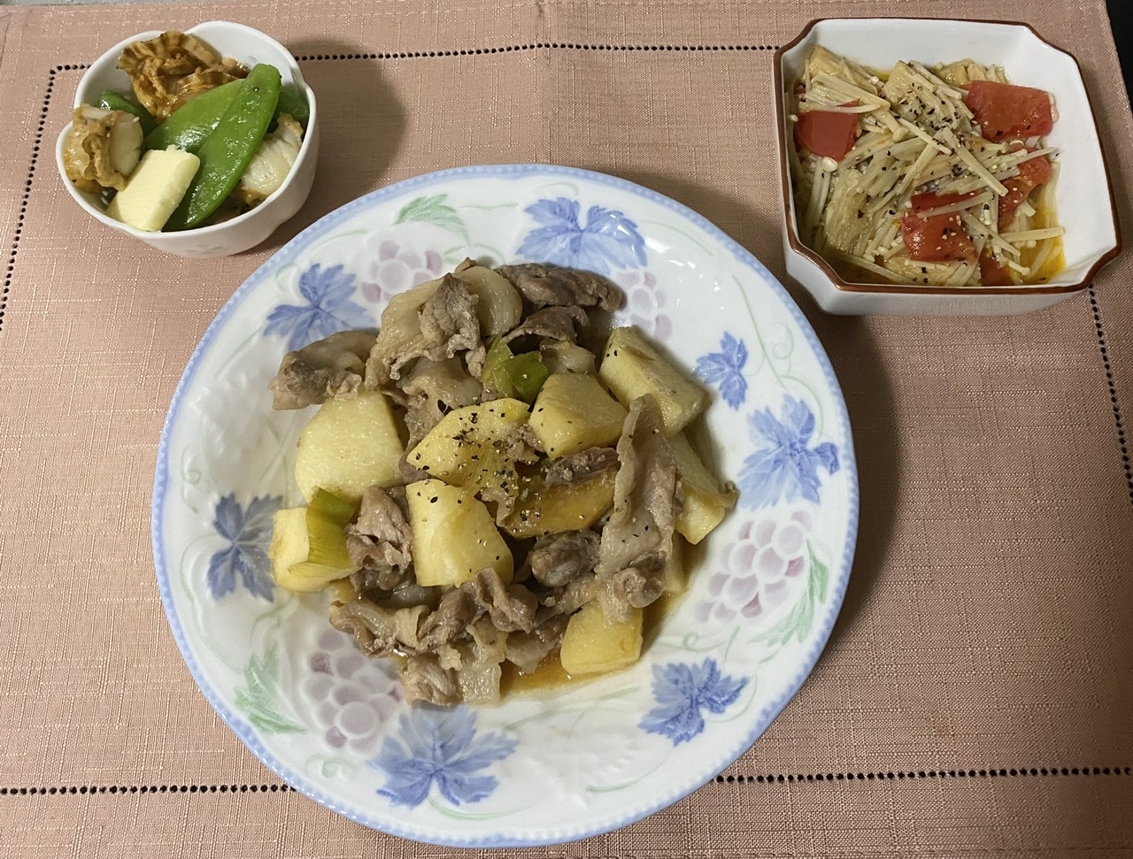 さっぱり！長芋と豚肉の甘辛炒め