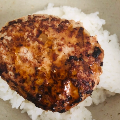 ハンバーグだけ丼