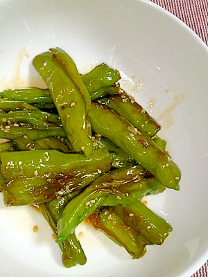 簡単!おつまみに♪ししとうの炒め物