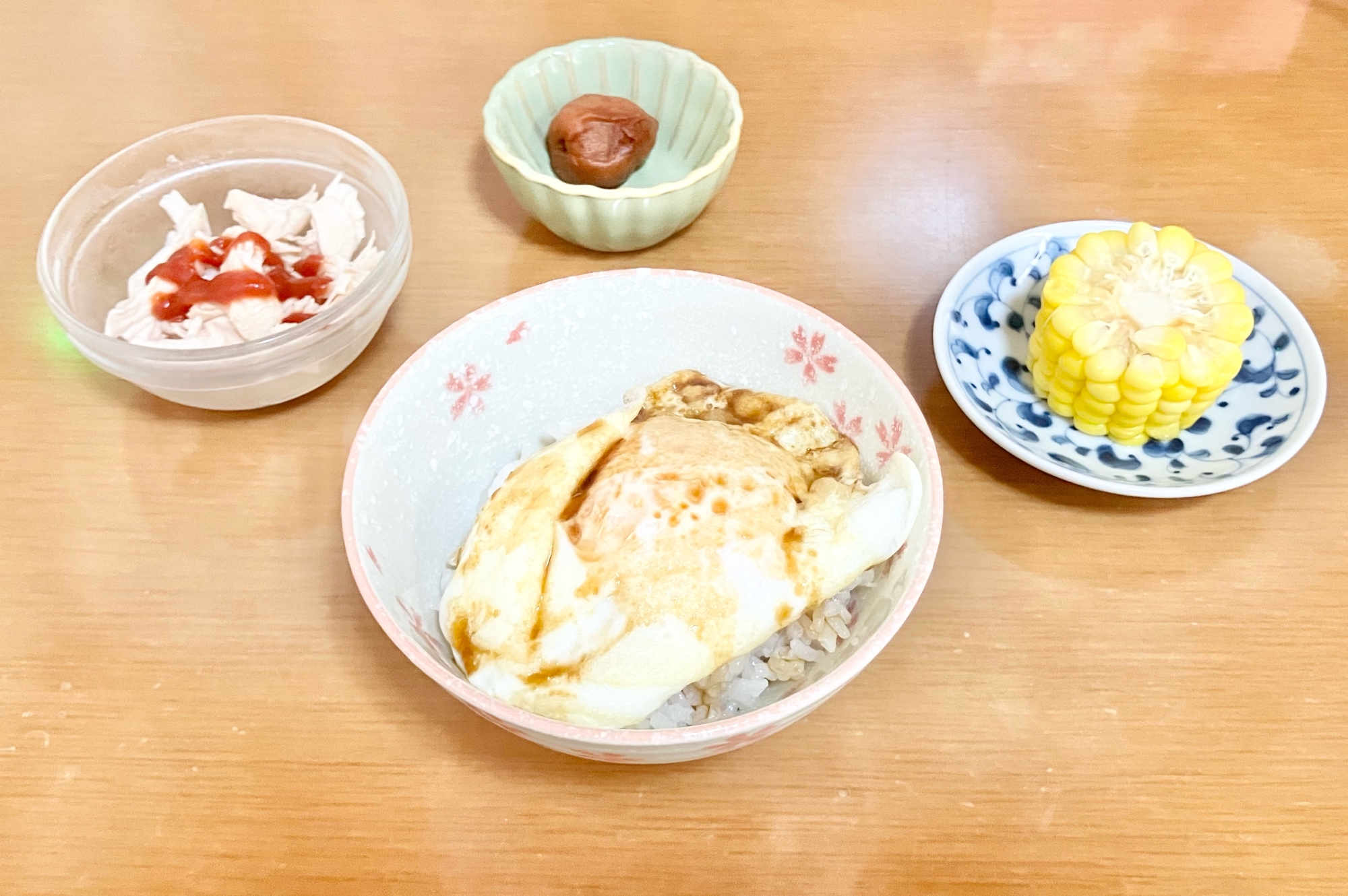 簡単☆目玉焼きご飯たち