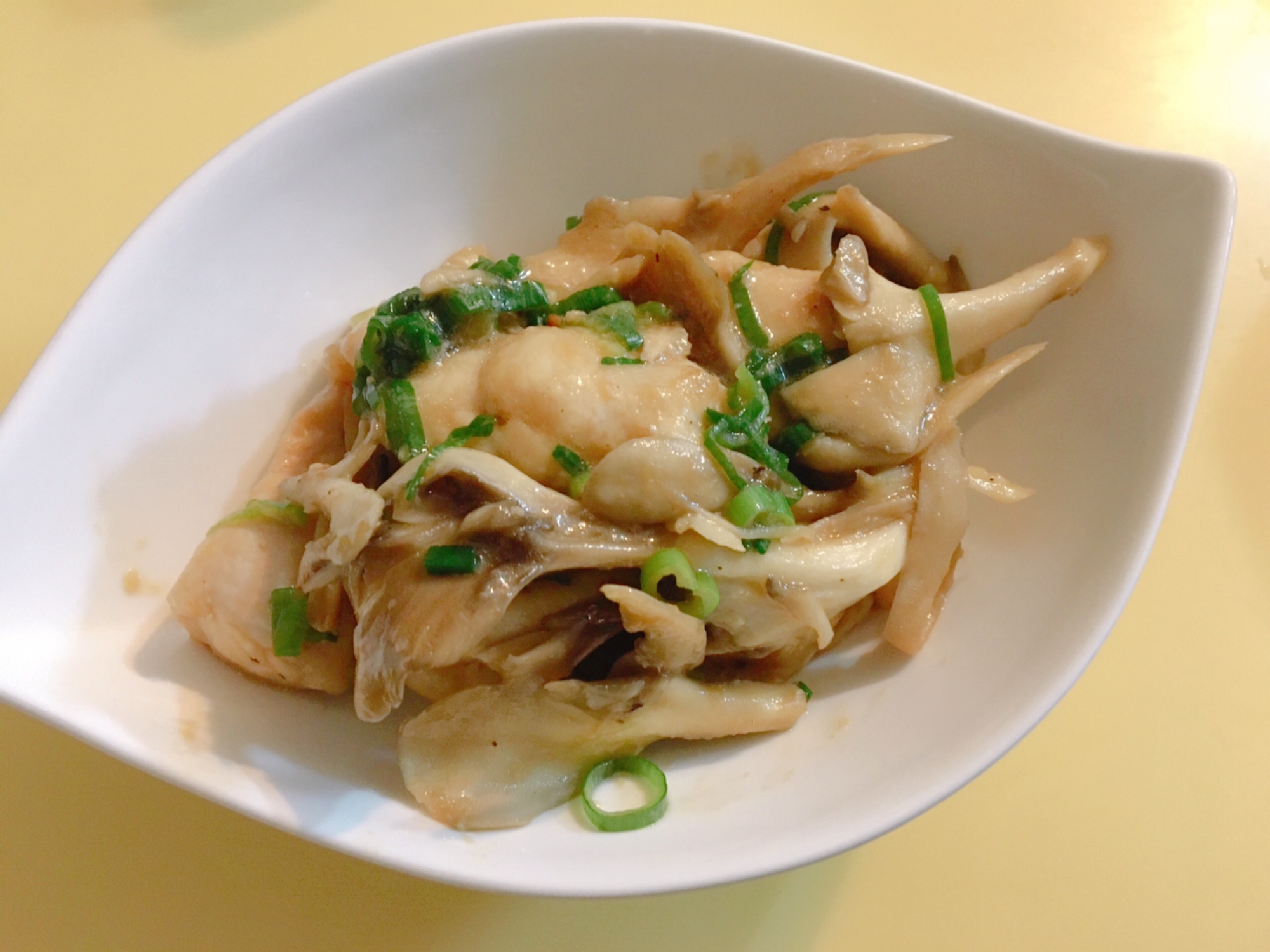 舞茸とささみの生姜焼き✰
