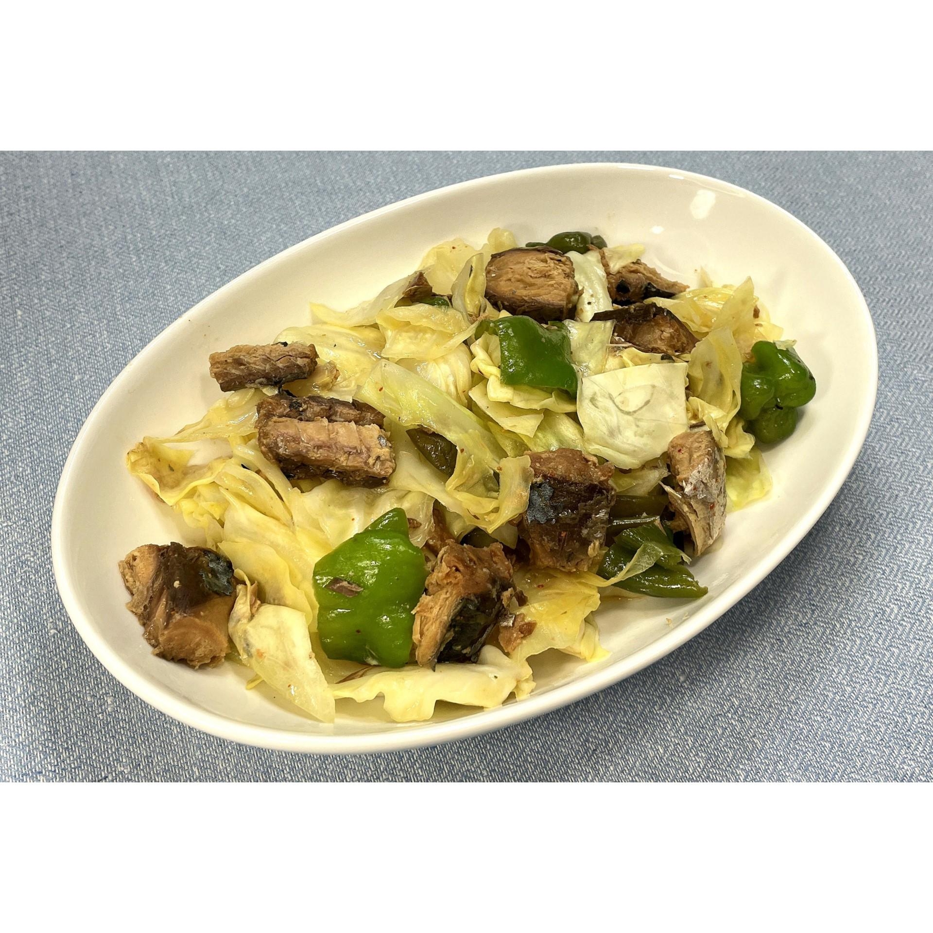 鯖缶ときゃべつの味噌煮★動画あり★