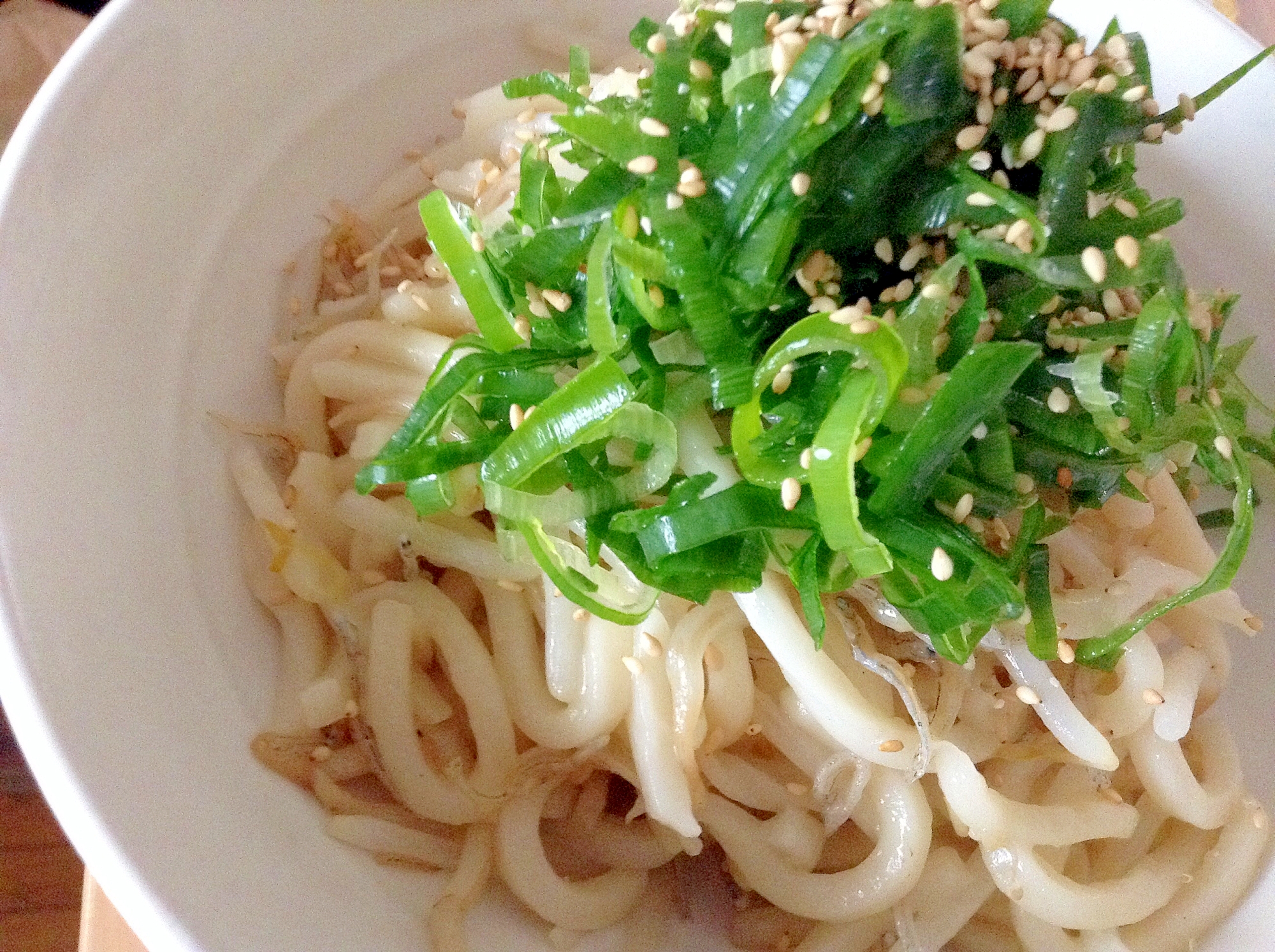 和風★カリカリじゃことシャキシャキねぎの♡焼うどん