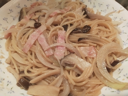 電子レンジだけで簡単！ランチ・夕飯に！和風パスタ