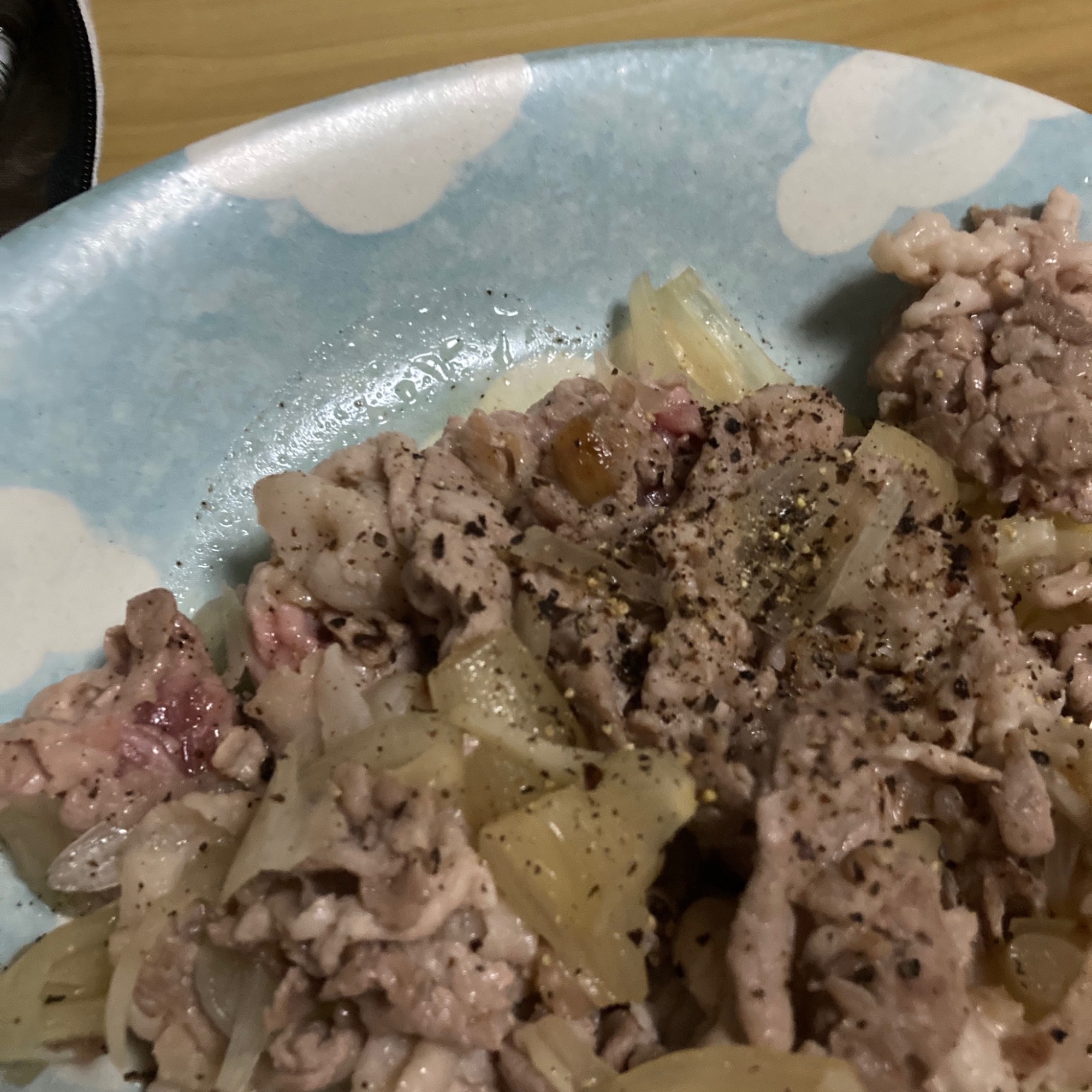 豚肉らっきょう