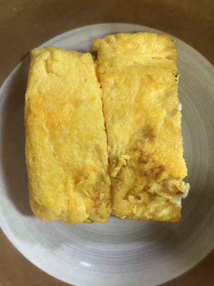 国産チーズの玉子焼き