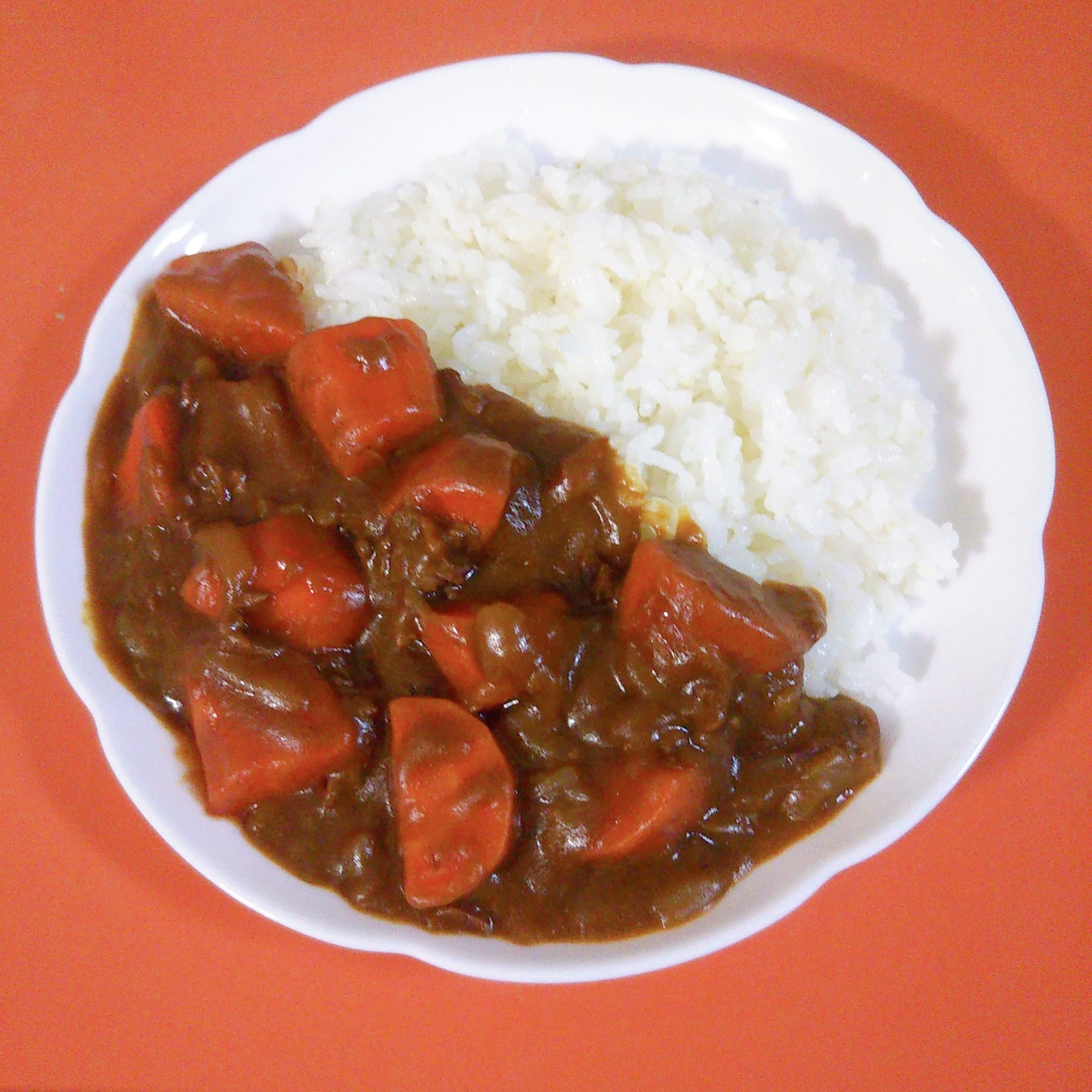 人参ごろごろ☆カレーライス