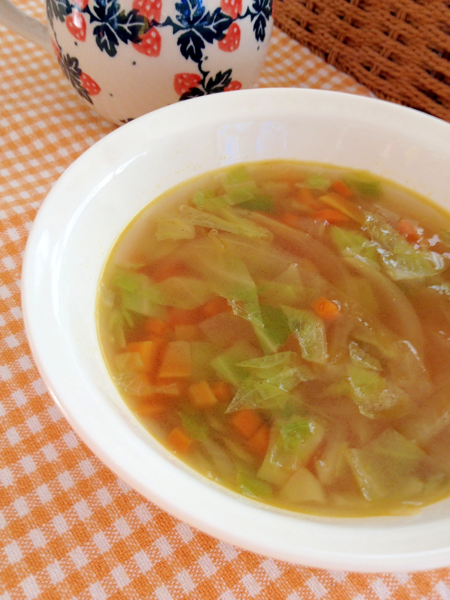 朝に飲みたい 野菜たっぷり カレースープ レシピ 作り方 By ななじまる 楽天レシピ