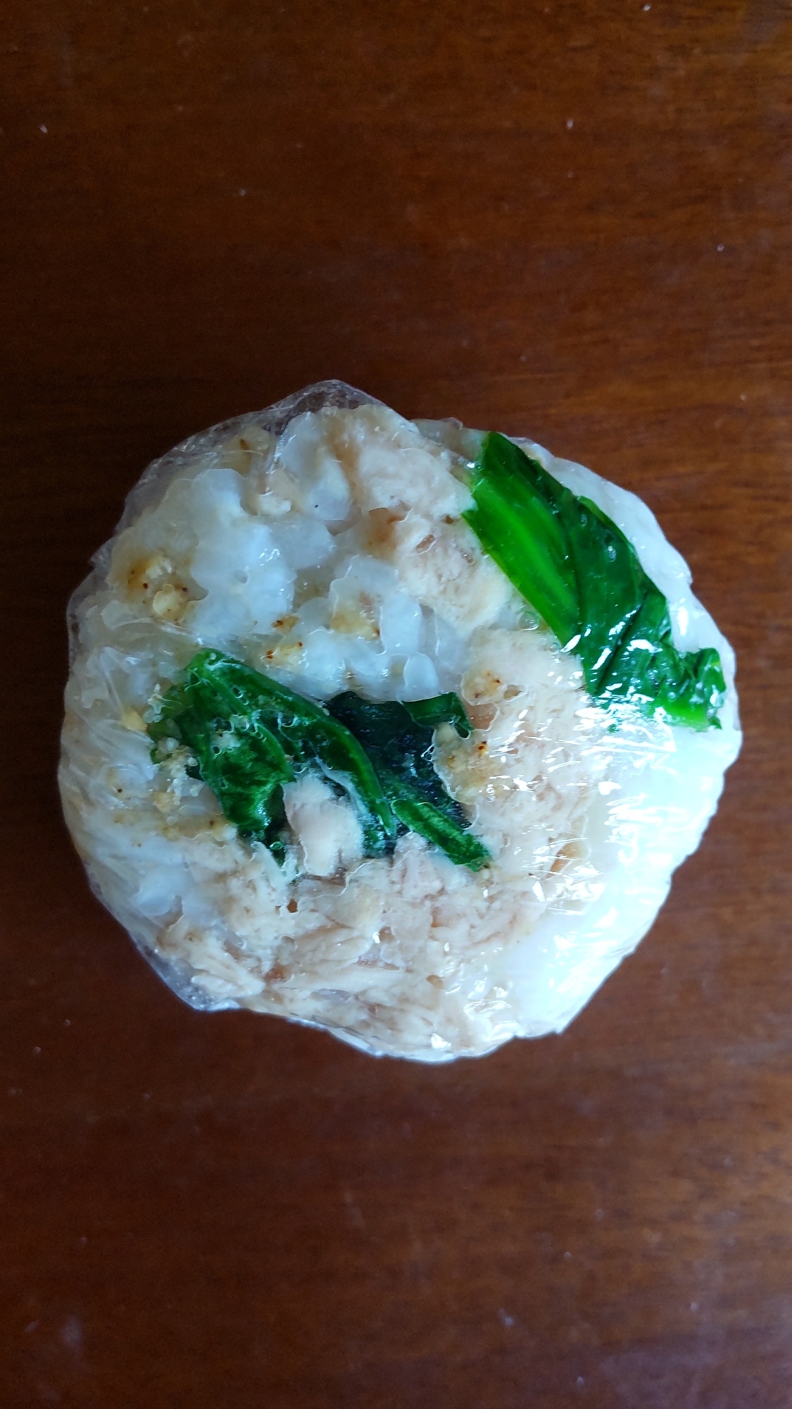 ツナとほうれん草のおにぎり