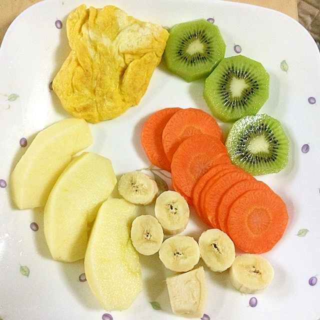 バナナのある朝食