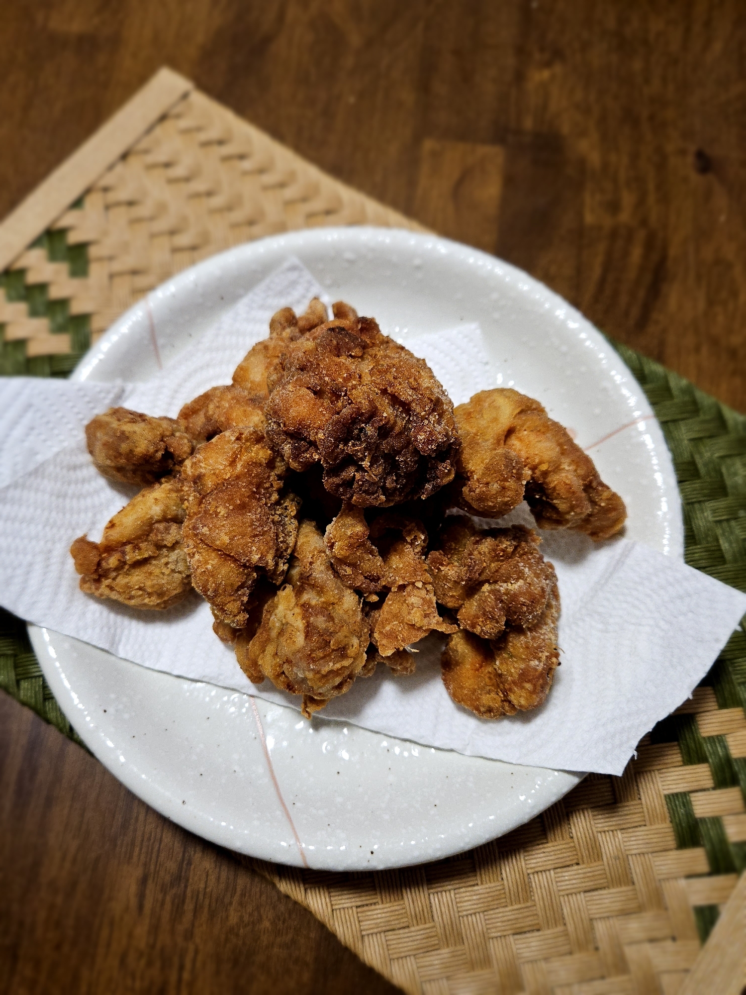 米粉で冷めても激ウマ鶏のから揚げ( 〃▽〃)