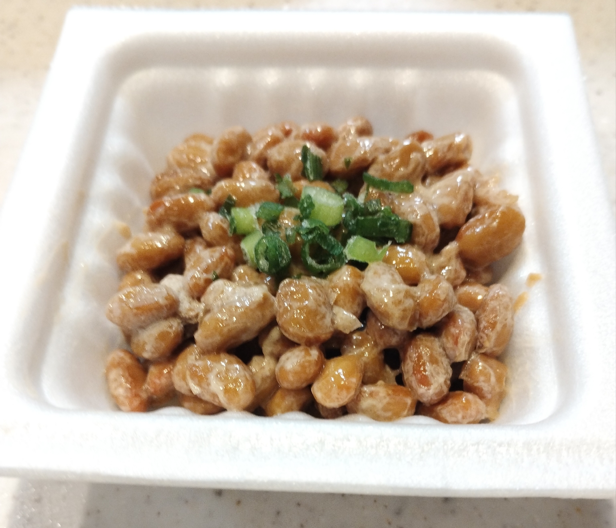 納豆　ごま油＆塩で味付け