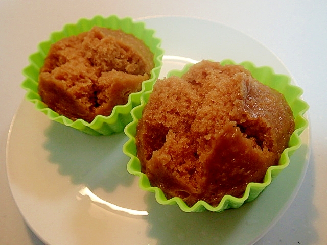 ケーキシロップで甘い香り　コーヒー蒸しパン♬