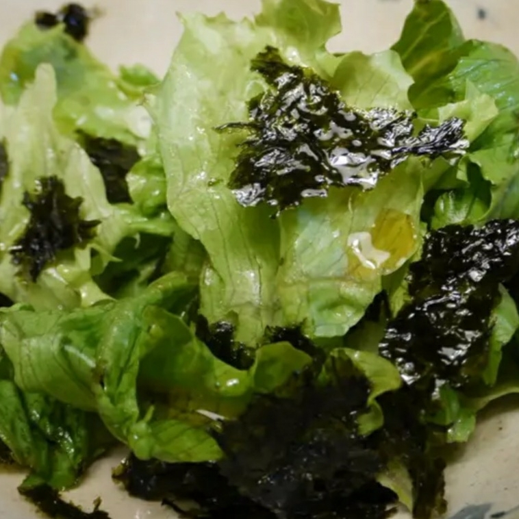 レタスと海苔のナムル