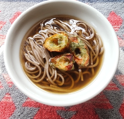 温かい なめこ蕎麦