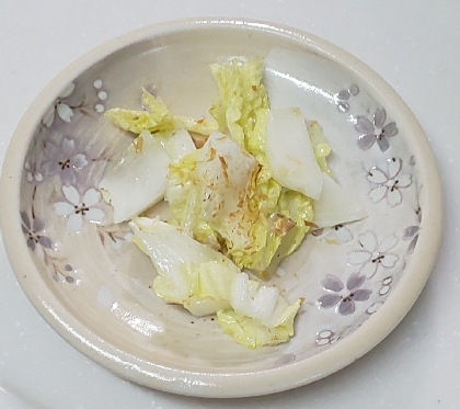 レンジで簡単‎٭¨̮♫*白菜のおひたし